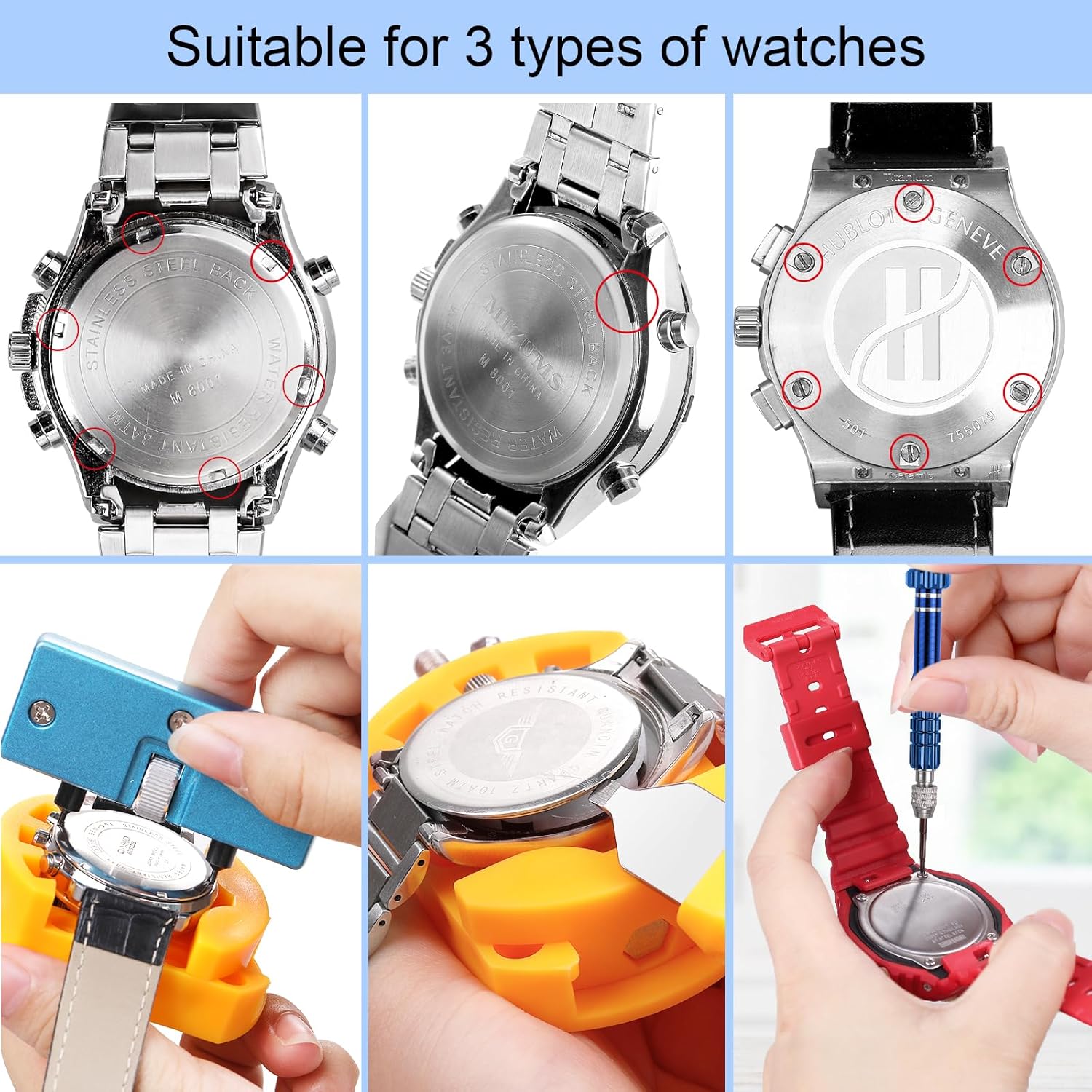 32 pcs Watch Battery Replaceme - Watchmaker Screwdriver recensione e prezzo