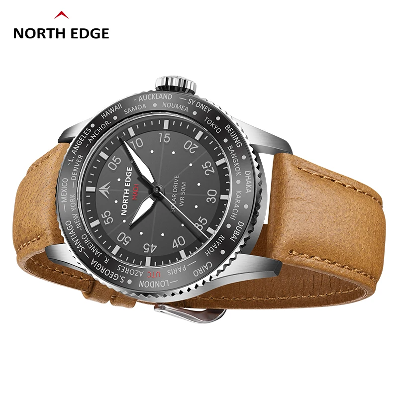 NORTH EDGE MACH Solar Power Qu - Solar Powered Watch recensione e prezzo
