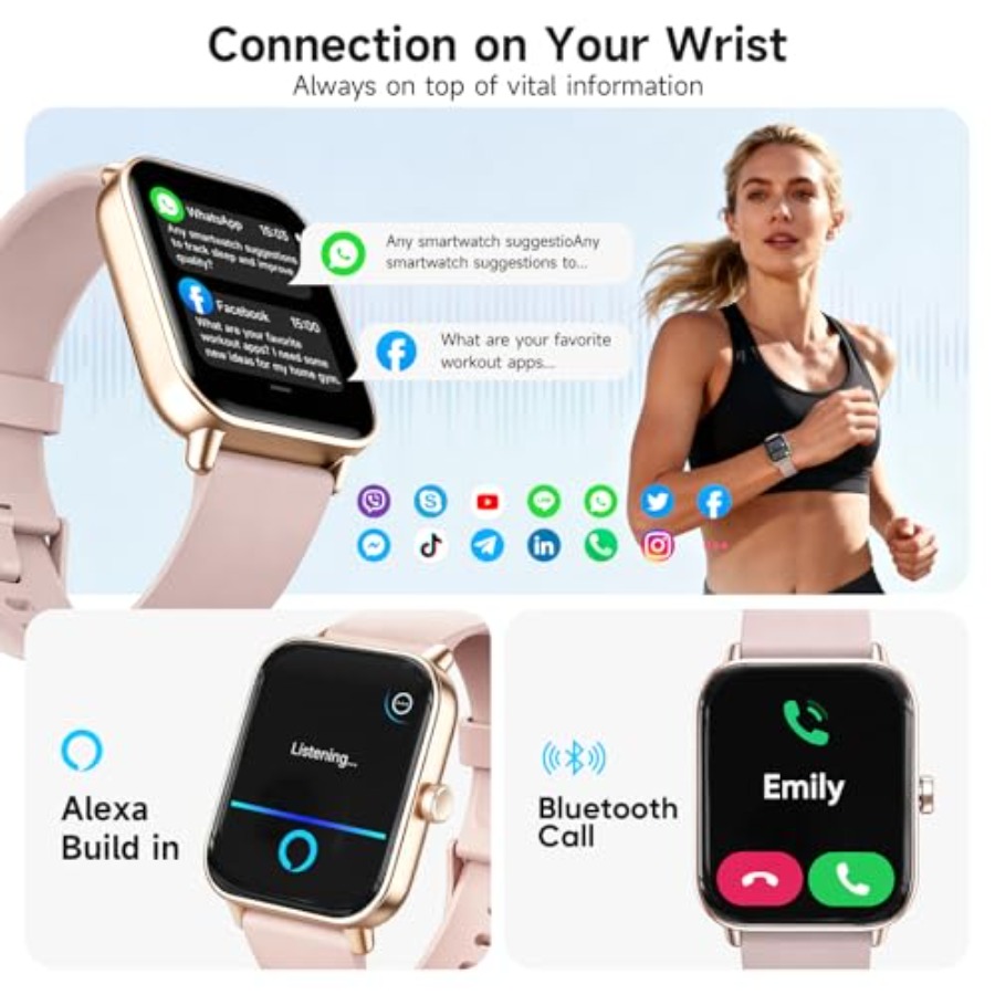 Smart Watch for Women, 1.85 in - Smartwatch Iphone Watches For Women recensione e prezzo