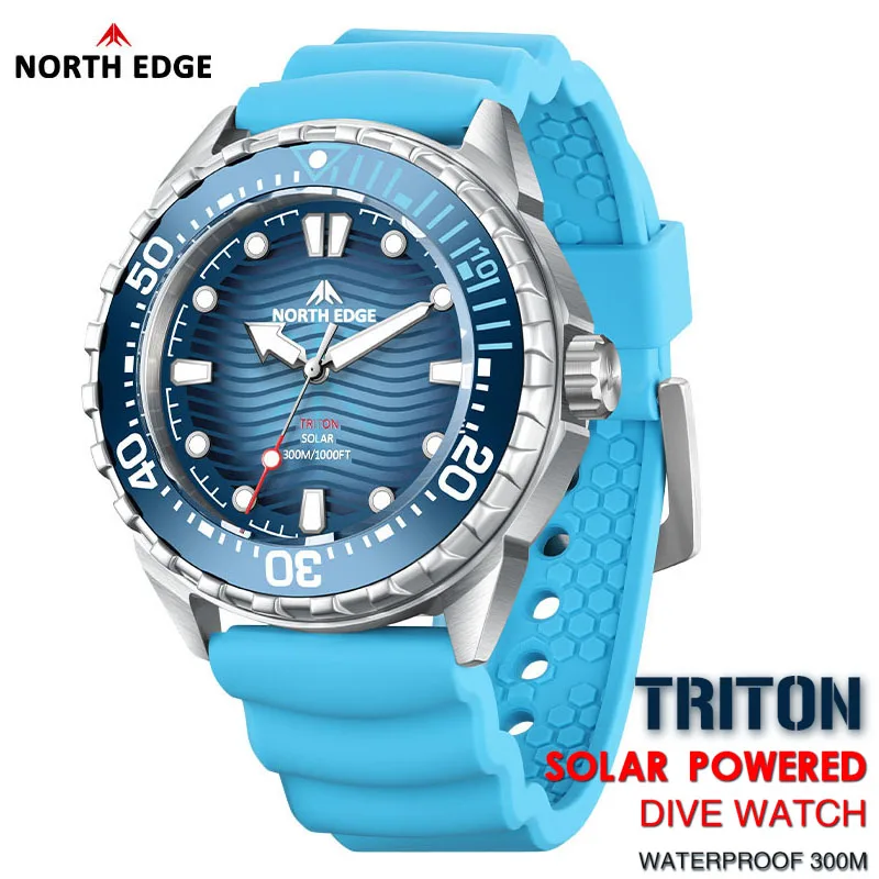 2026 New NORTH EDGE TRITON Sol - Solar Powered Watch recensione e prezzo
