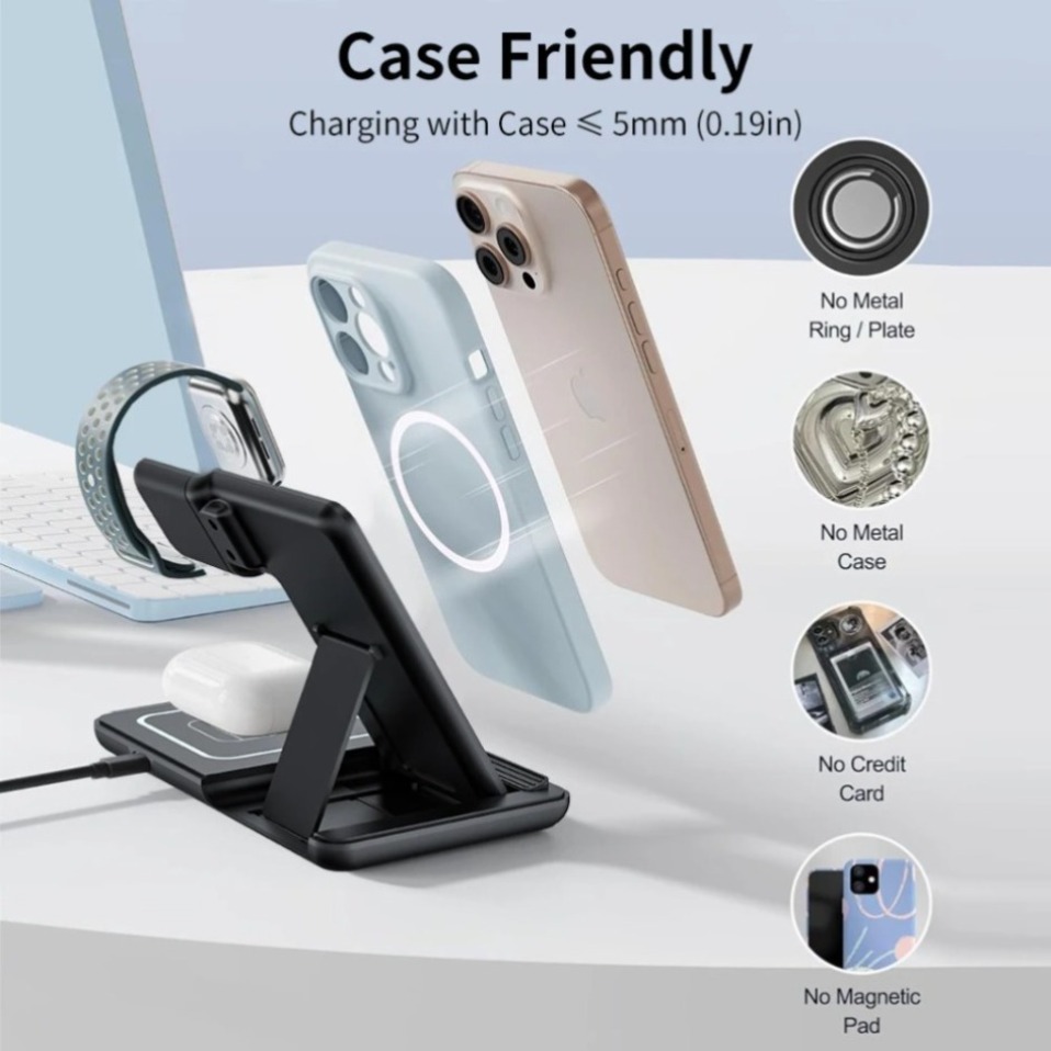 Night LED Light 3 In 1 Wireles - Smartwatch Apple Watch recensione e prezzo