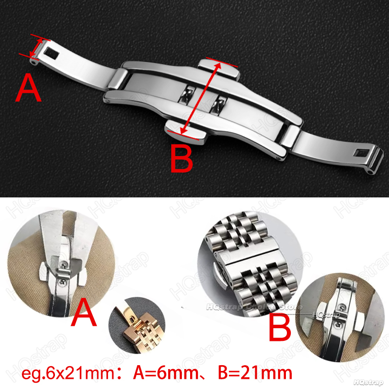 6mmx19/21/23/25mm Butterfly Bu - Replacement Watch Bracelet recensione e prezzo