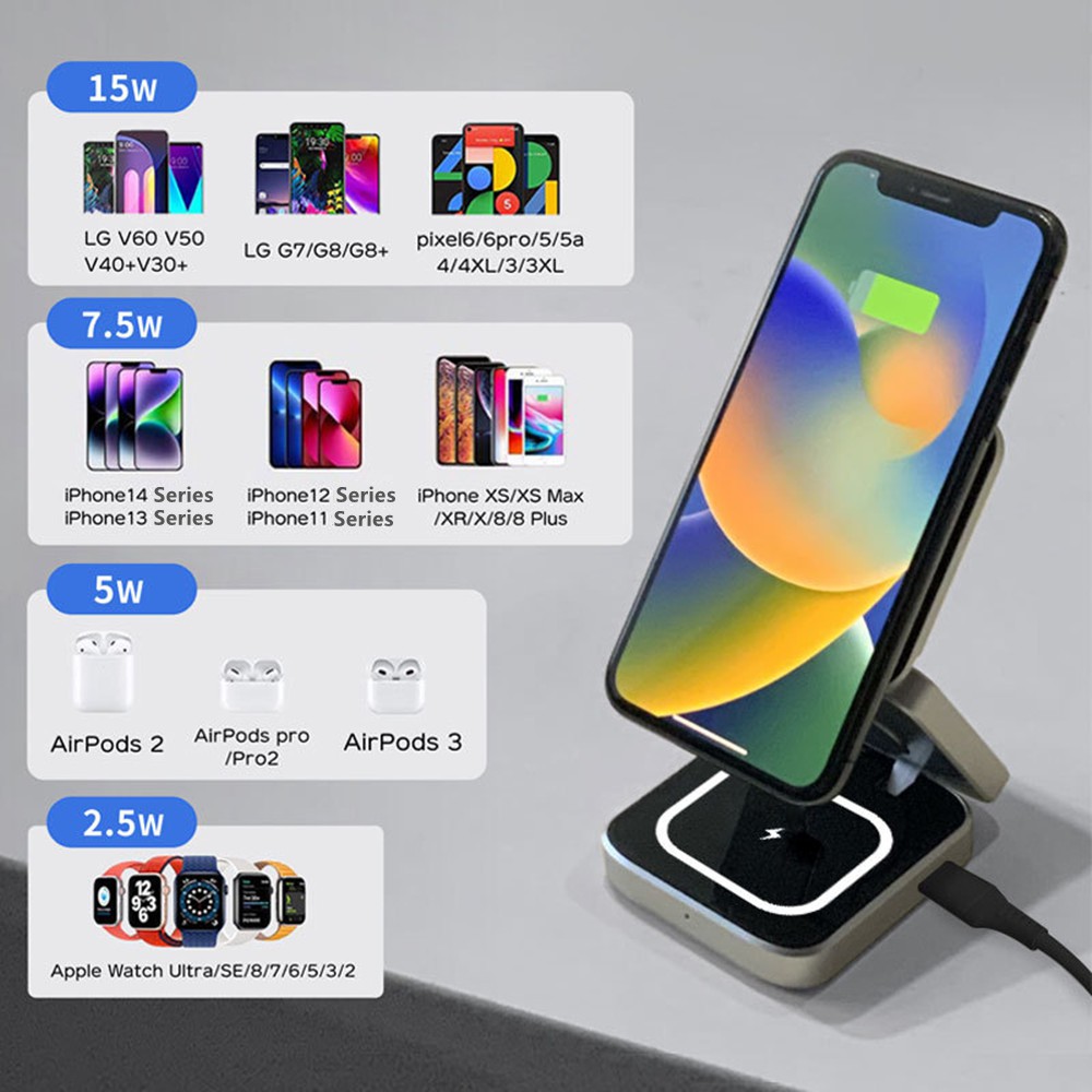 Foldable Magnetic Wireless Cha - Smartwatch Apple Watch recensione e prezzo