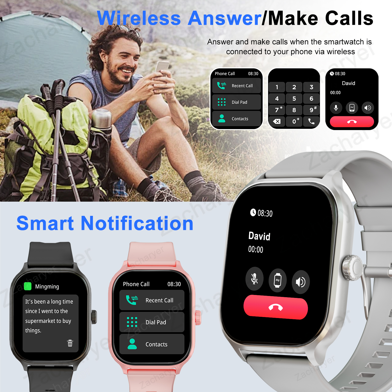 Smart watch, wireless calling  - Smartwatch Iphone Watches For Women recensione e prezzo