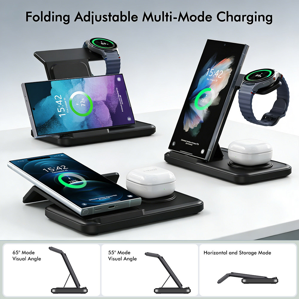 3 in 1 Wireless Charger Stand  - Smartwatch Apple Watch recensione e prezzo
