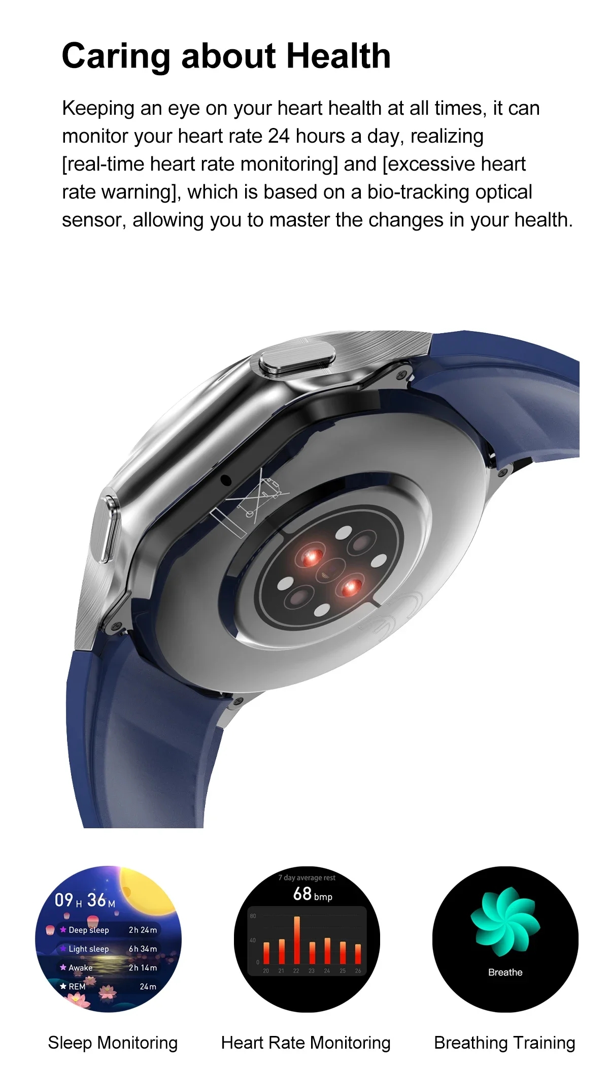 1.43 inch Big Screen Men Women - Smartwatch Iphone Watches For Women recensione e prezzo