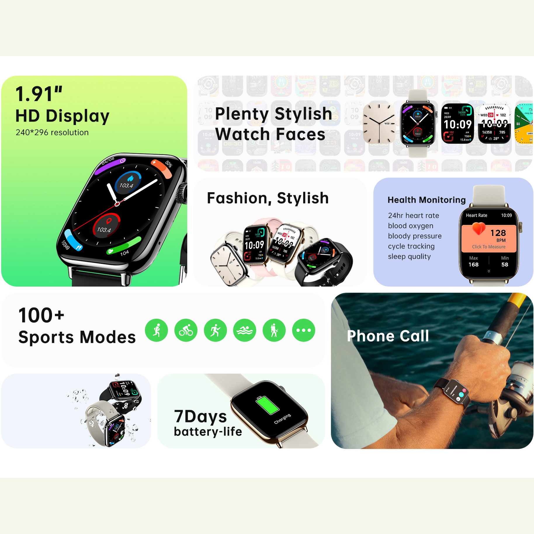 Smart Watch for Men Women 1.91 - Smartwatch Iphone Watches For Women recensione e prezzo